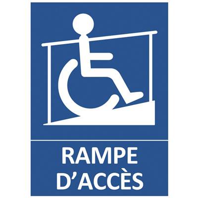 Rampe d'accès au studio pour personnes à mobilité réduite
