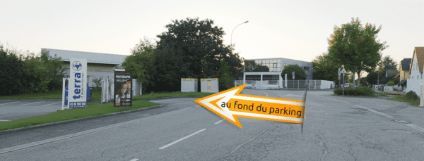 Entrée du studio photo JPBloch à Vendenheim près de Strasbourg